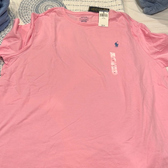 Mens pink Ralph Lauren tshirt brand new size XL - Picture 1 of 4